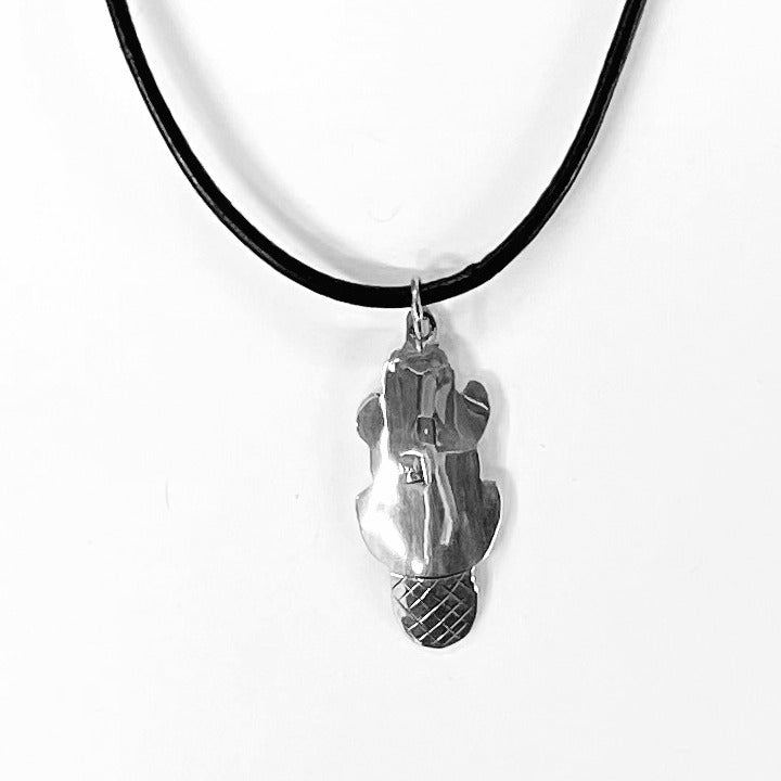 Trade Silver Beaver Pendants or Earrings