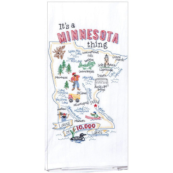 It's a Minnesota Thing Embroidered Towel