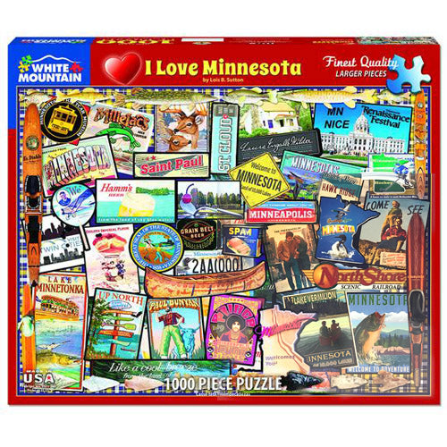 I Love Minnesota Puzzle
