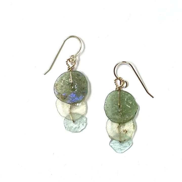 Tessoro Roman Glass Pendant and Earrings