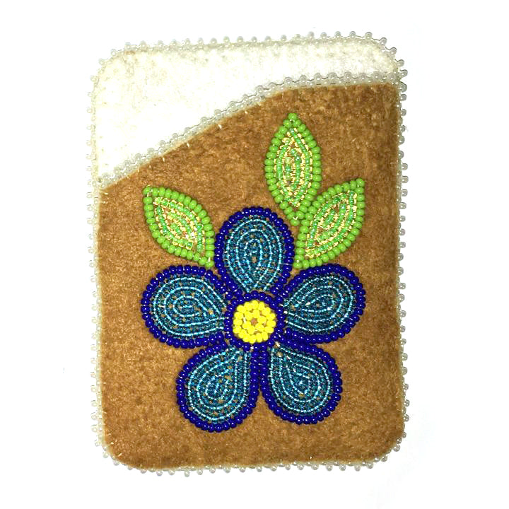 Beaded Moosehide Card Holder