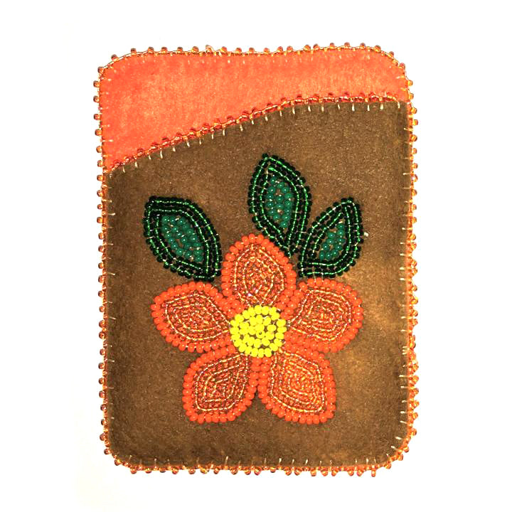 Beaded Moosehide Card Holder