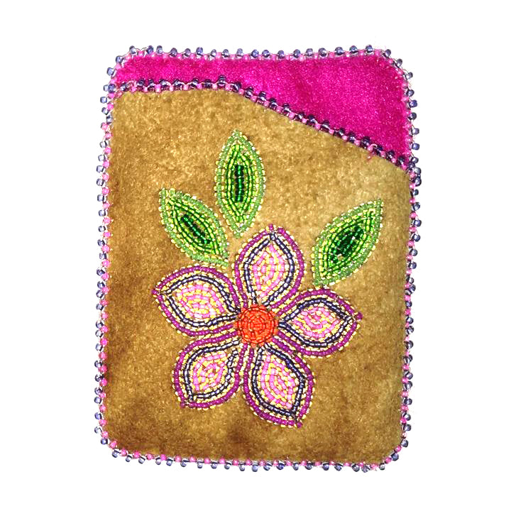 Beaded Moosehide Card Holder