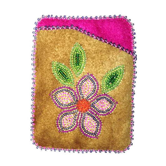 Beaded Moosehide Card Holder