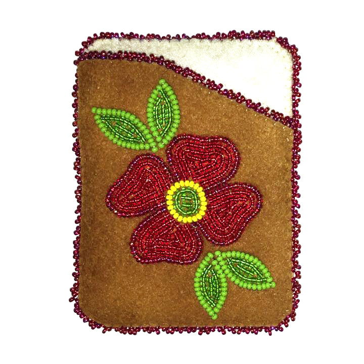 Beaded Moosehide Card Holder