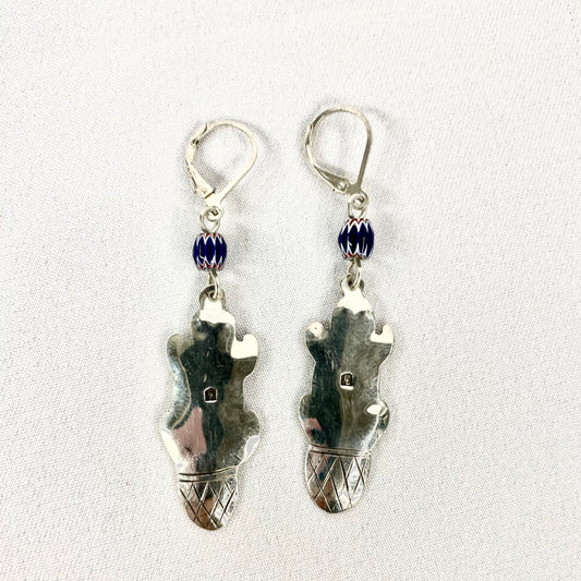 Trade Silver Beaver Pendants or Earrings