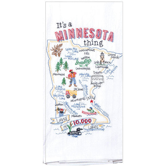 It's a Minnesota Thing Embroidered Towel