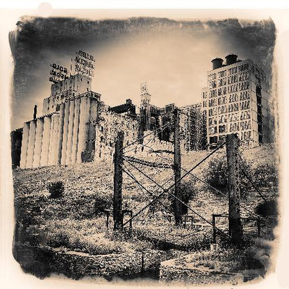 Cityscape Minneapolis Photo Tile Coaster