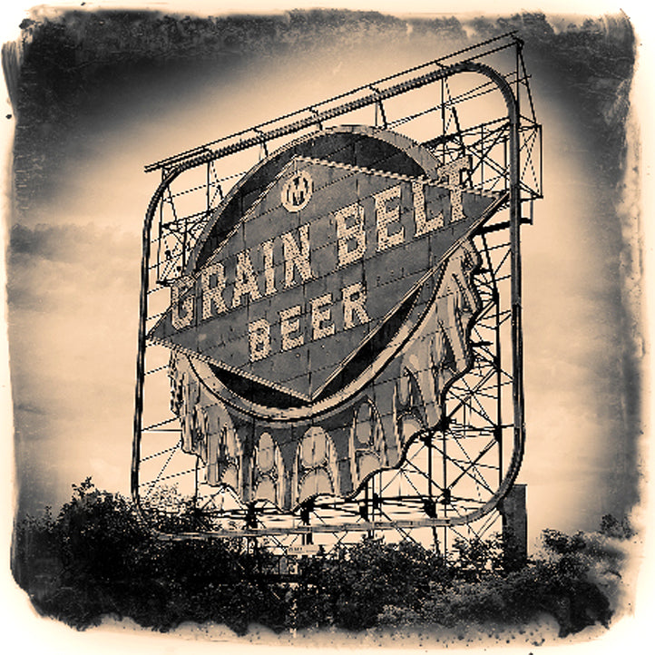 Cityscape Minneapolis Photo Tile Coaster