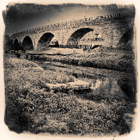 Cityscape Minneapolis Photo Tile Coaster