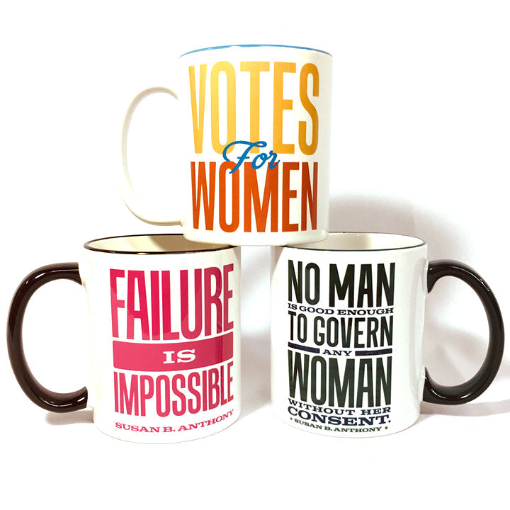 Susan B. Anthony Quote Mugs