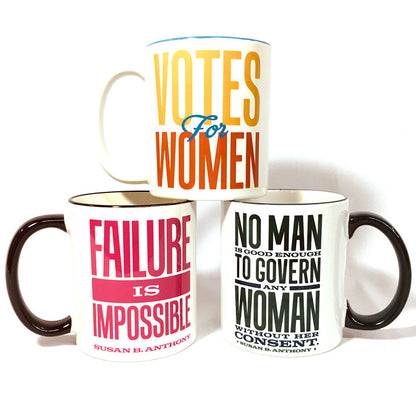 Susan B. Anthony Quote Mugs