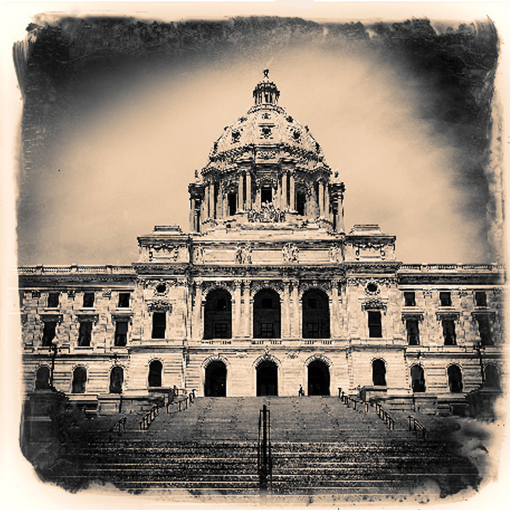 Cityscape St. Paul Photo Tile Coasters