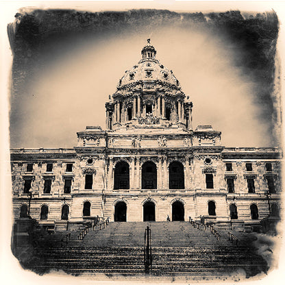 Cityscape St. Paul Photo Tile Coasters