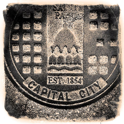 Cityscape St. Paul Photo Tile Coasters