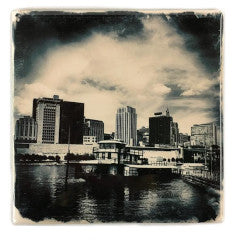 Cityscape St. Paul Photo Tile Coasters
