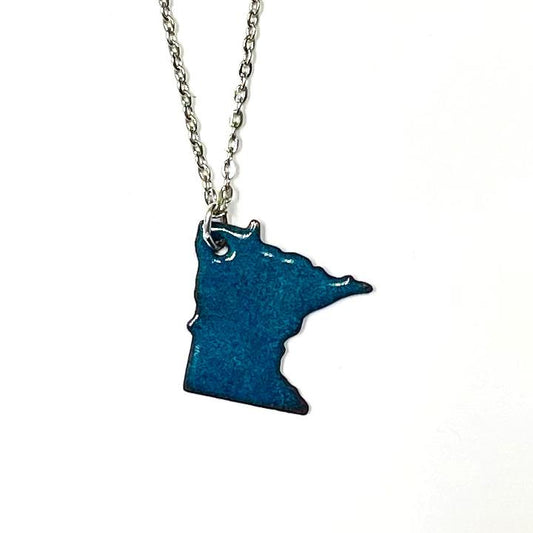 Twisted Trinkets Minnesota Shape Necklace