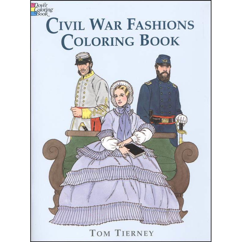 Civil War Fashions Coloring Book