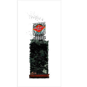 Birdhouse: Grain Belt Beer Sign