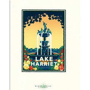 Lake Harriet Rose Garden Print