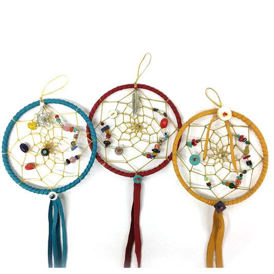 Leather Wrapped Dreamcatcher