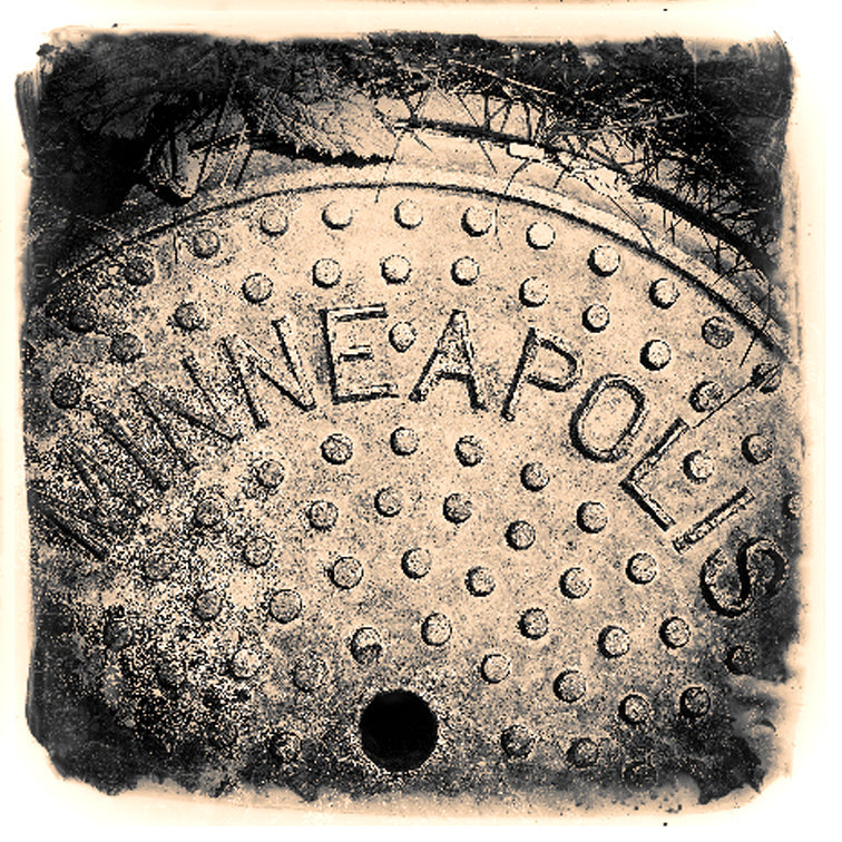 Cityscape Minneapolis Photo Tile Coaster