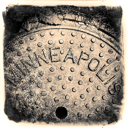 Cityscape Minneapolis Photo Tile Coaster