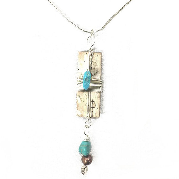 Tessoro Birchbark and Turquoise Jewelry